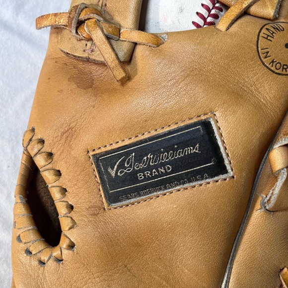 Ted Williams’s Signature Model Glove by Sears Roebucks Co Handcrafted - Picture 5 of 6